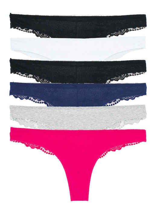 Women's Brazil MultiPack with Lace Multicolour