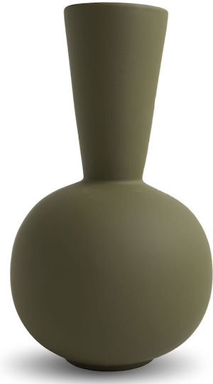 Cooee Design Keramik Vase Trumpet Grün Y30cm Cooee Design Keramik Vase Trumpet Grün Y30cm