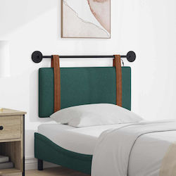 vidaXL LED Headboard Cushion in Green Faux Leat...