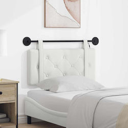 vidaXL LED Cushion for Headboard in White Faux ...