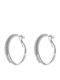 Loisir Earrings Hoops with Stones