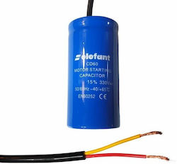 Cd60 Capacitor Wires 100µf 50x100mm 330v Elefant