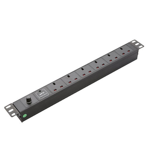 Netpro Pdu 6-way 1u Circuit Breaker 13a Np-cpdu6-cb Uk