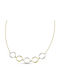 Themelidis Jewels Halskette aus Gold 14K mit Zirkon