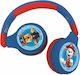 Lexibook Patrouille Безжични Bluetooth Детски On Ear Слушалки Сини