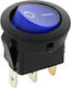 292028 On-off Switch Lamp 6a 250v/125v 10a Blue Set 5 Pieces