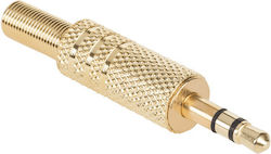 294902 Φις Jack 3.5mm Stereo Αρσενικο Χρυσο Σετ 5 Τεμαχιων