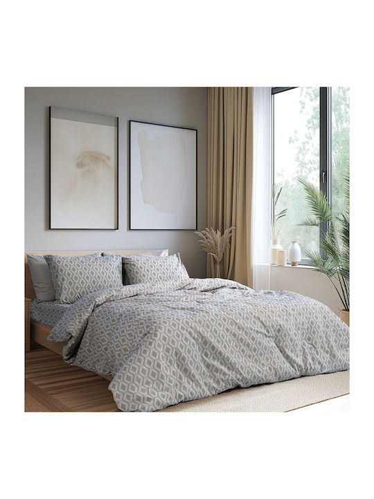 Beauty Home Cotton Duvet Cover Set 170x250cm Si...