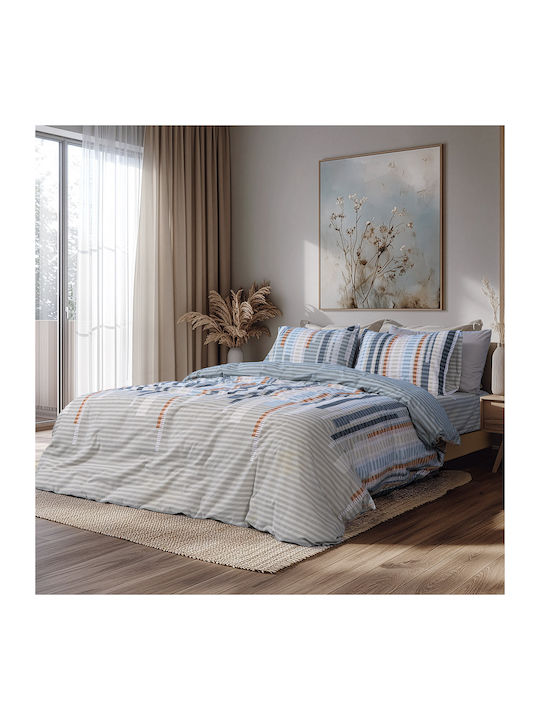 Beauty Home Cotton Duvet Cover Set 170x250cm Si...