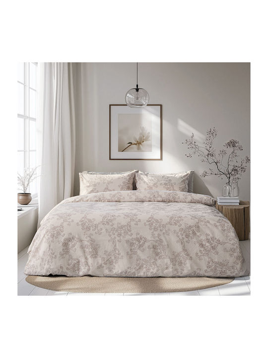 Beauty Home Cotton Duvet Cover Set 170x250cm Si...
