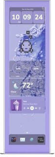 Hyte Y70 Touch Display Upgrade Taro Milk 37.9 Cm 14.9 Inch Purple 14.9-inch Touchscreen