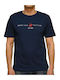 T-shirt Μπλέ Navy