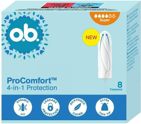 O.B. Procomfort Super Tampons 8 Stück