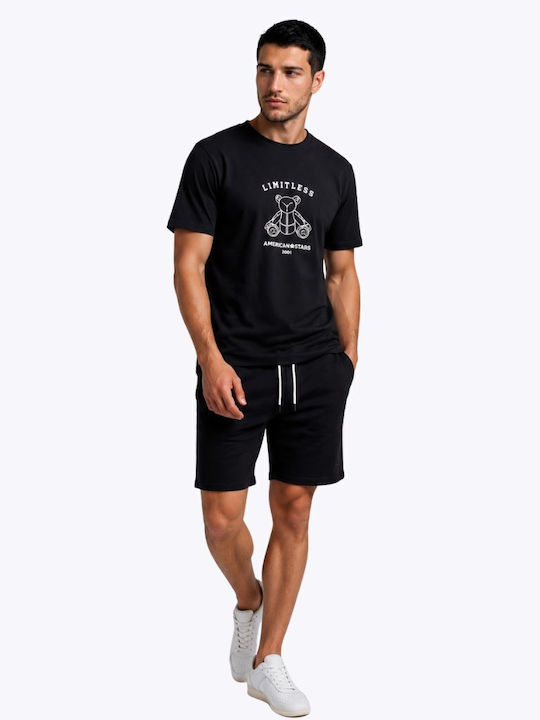 American Stars T-shirt Μαυρο