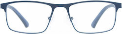 Frog Optical Lesebrillen +3.75 in Blau Farbe
