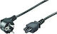Microconnect IEC C5 - Schuko Netzkabel 1m Schwarz PE010810