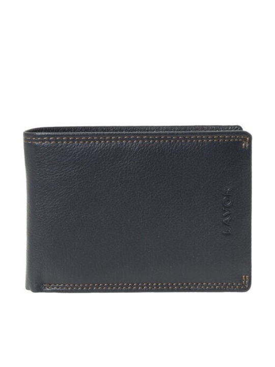 Lavor Leather Men's Wallet with RFID Blue