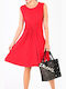 Sommer Damenkleid Rote