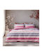 Beauty Home Moments Αrt 12562 Σετ Κουβερλί Μονό Ροζ 160x230cm 2τμχ