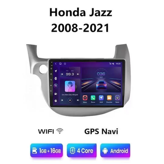 Ηχοσύστημα Αυτοκινήτου για Honda Jazz 2008-2012 (Bluetooth/USB/WiFi/GPS/Apple-Carplay/Android-Auto) με Οθόνη Αφής 9"