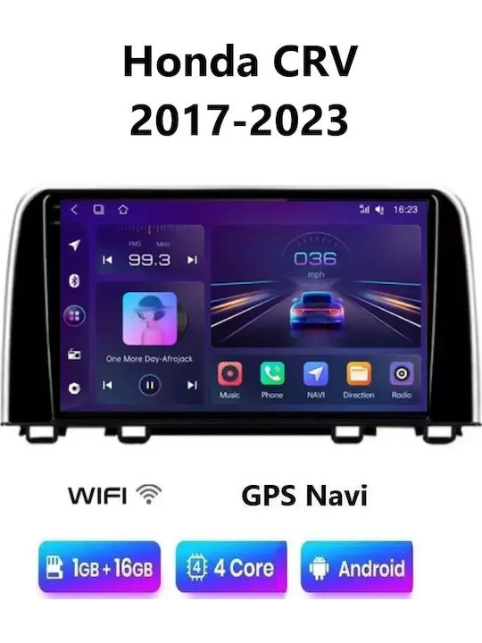 Car Audio System for Honda CR-V 2017-2023 Bluetooth USB WiFi GPS Apple CarPlay Android Auto with 9" Touch Screen
