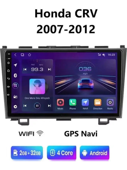 Sistem Audio Auto pentru Honda CR-V 2007-2012 (Bluetooth/USB/WiFi/GPS/Apple CarPlay/Android Auto) cu Ecran Tactil 9"