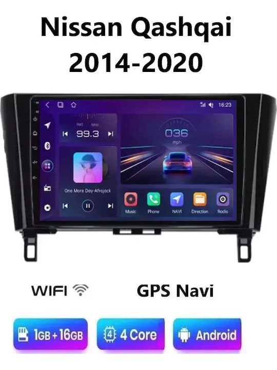 Sistem Audio Auto pentru Nissan Qashqai 2014-2020 (Bluetooth/USB/WiFi/GPS/Apple CarPlay/Android Auto) cu Ecran Tactil 10"