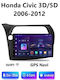 Car Audio System for Honda Civic 2006-2012 with Clima (Bluetooth/USB/WiFi/GPS/Apple CarPlay/Android Auto) with 9" Touch Screen