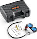 Vevor Engine Cylinder Compression Tester Set Manometer 0-100 Psi 4 Adapters Qgclyjxclbsynwlol001v0