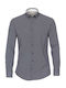 Long Sleeve Shirt In Regular Fit Polka Dot Blue-White