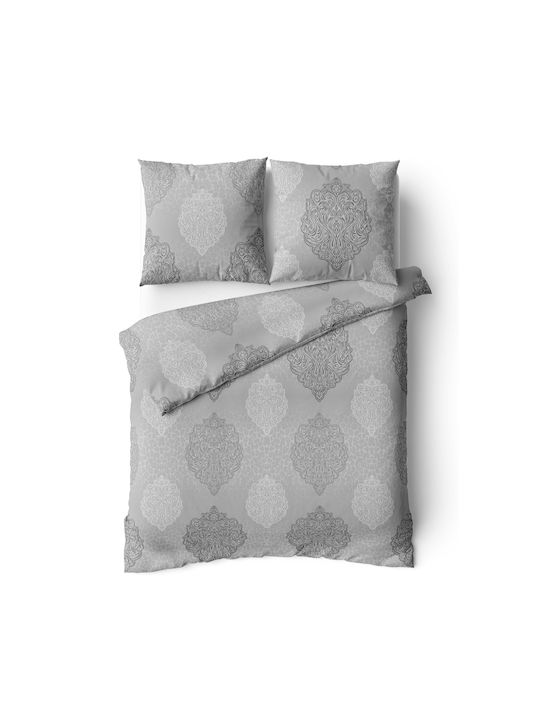 Charalambidis Textiles Gray Pillowcases Set 52x72cm
