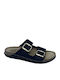 Leather Women's Anatomic Black Sandals