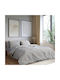 Beauty Home 12563 Set of Gray Pillowcases with Envelope Cover 51x73cm 12563MX