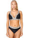 Set Bikini Animal Print Μαύρο