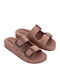 Flip Flops In Sandal Style In Brown Colour