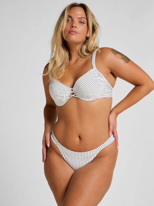 Bikinihosen Slip Weiß