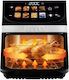 Tesla Electronics AirCook DualHeat QD73 XXL Air Fryer with Wi-Fi 9L Black