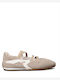 Suede Women's Ballerina Shoes in Beige Colour