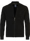 Herren Gestrickte Schwarz Jacke