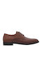 Herren Schuhe Braune Leder Schnürschuhe