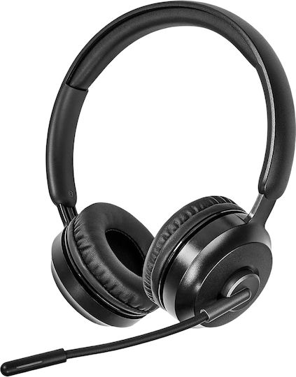 Nedis CHSTB310BK Căști Audio Over Ear Wireless Bluetooth cu 27 Ore Autonomie Negre