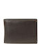 Leather Men's Wallet with RFID Brown