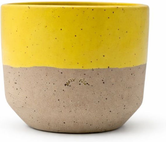 Saλty Kiss Handmade Mug 300ml Yellow