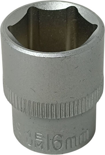 SKS Tools Καρυδάκι Εξάγωνο με Καρέ Υποδοχής 3/8" Διάμετρος 16mm