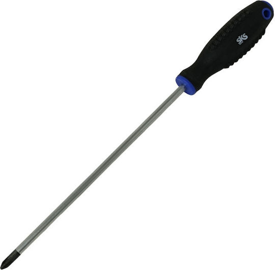 SKS Tools Μαγνητικό Κατσαβίδι Μακρύ Σταυρός με Μήκος 200mm
