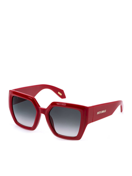 Just Cavalli Damenträger Sonnenbrille mit Roter...