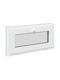 vidaXL Hinged PVC Window W80xH40cm