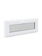vidaXL Hinged PVC Window W100xH40cm