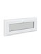 vidaXL Hinged Window PVC W110xH40cm