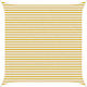 vidaXL Triangle Mesh Shade Fabric Yellow 4.5m